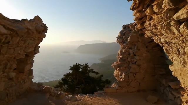 ГРЕЦИЯ. Остров Родос. Замок Монолитос (Castle Of Monolithos)