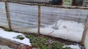 Бюджетный парник за 20$ из стрейч пленки.Обзор и честный отзыв после года эксплуатации.