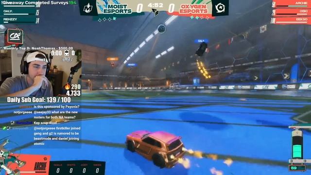 The New MOIST vs The New OXYGEN | $52,000 Tournament | Rocket League смотреть онлайн