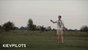 Кордовая пилотажная авиамодель в наше время, ажиотаж для зрителей!