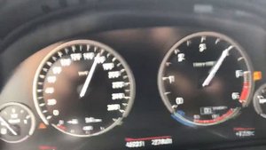 BMW X6 40D F16 замер разгона стока