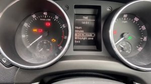 Skoda Yeti Clock Adjust 24hour & Summer Time, How 222's & guide, Set Clock, Easy to follow