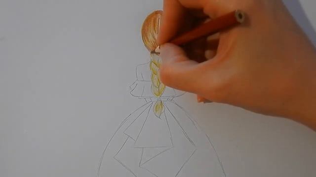 Как нарисовать карандашами ДЕВУШКУ В КРАСИВОМ ПЛАТЬЕ, /638/How to draw a GIRL in DRESS with pencils смотреть онлайн