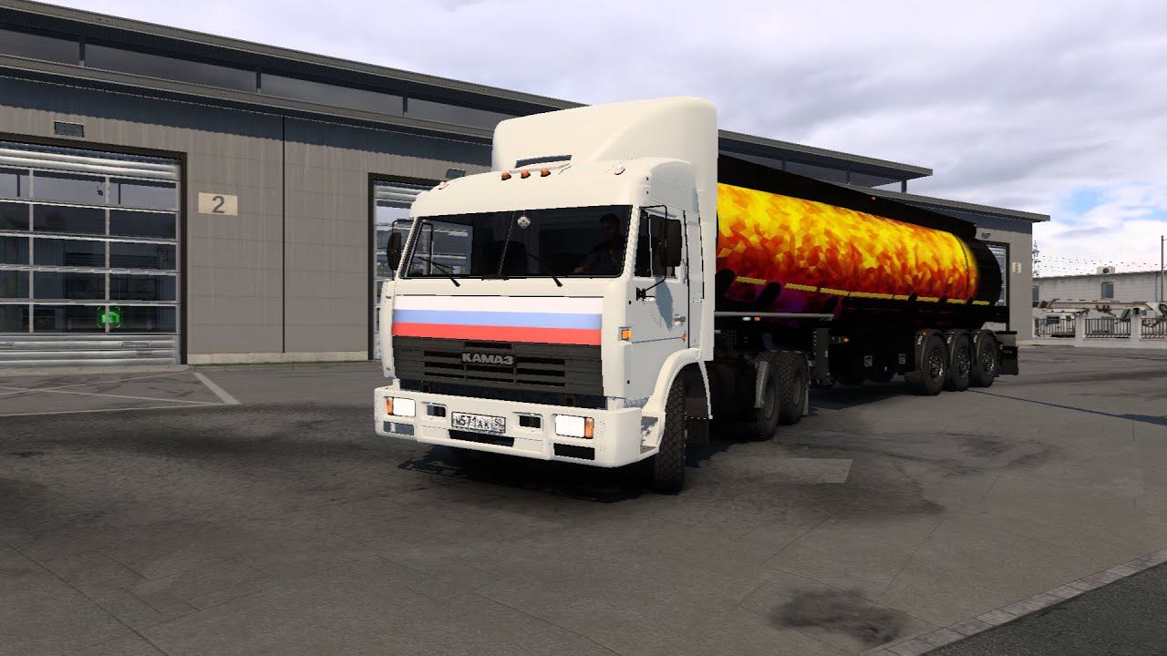 Euro Truck Simulator 2 ( На КАМАЗЕ) #eurotrucksimulator2