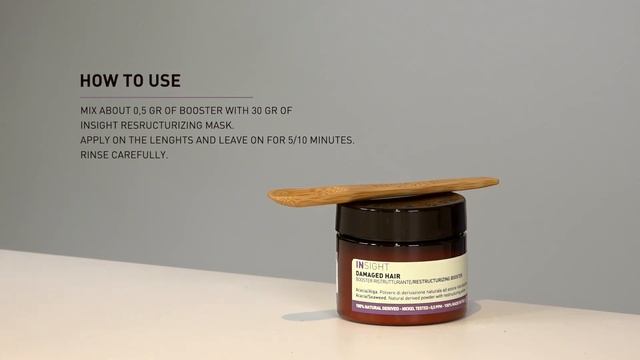 Insight DAMAGED HAIR Restructurizing Booster смотреть онлайн