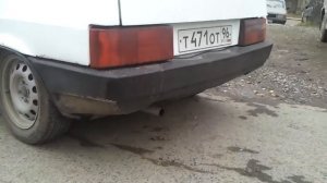 Прямоток на стандартном глушителе ваз 2109