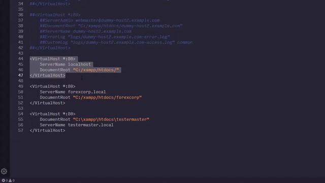 สอนทำ Virtual Host บน XAMPP смотреть онлайн