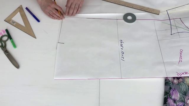 Простая выкройка реглан на любой размер для ночной рубашки, туники, халата, летнего платья, сарафан