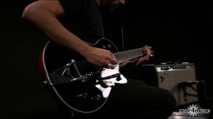 Gretsch G6128T Duo Jet with Bigsby, Black | Gear4music demo