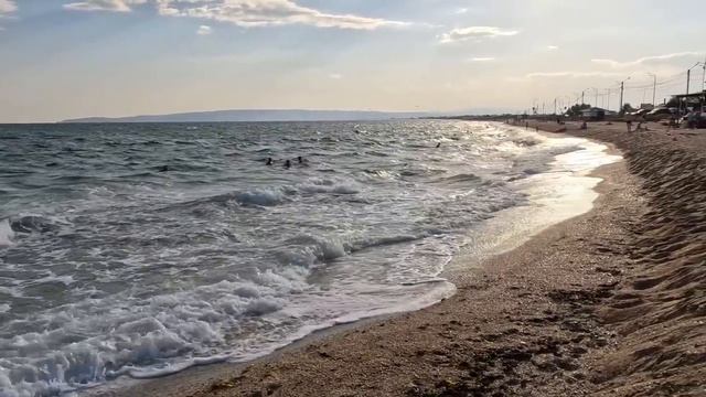 Крым сегодня. Я не ожидал увидеть это. Пляж Песчаная Балка - Лучший пляж Крыма.