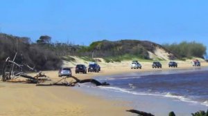 subaru outback in fraser island