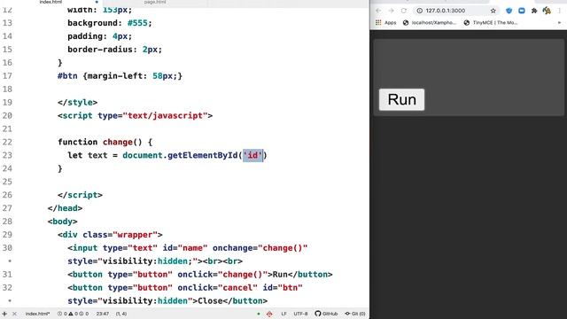 #JavaScriptTutorials   #Events + css design