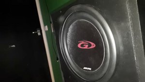 Alpine SWG-844 8'' woofer test!