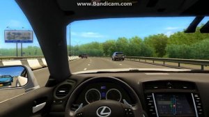 City Car Driving 1.2.5 - Lexus IS-F + Backup Camera