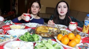 ЖЮЛЬЕН MUKBANG ПРЕДНОВОГОДНИЙ СТОЛ #2 Ayka Emilly Ask Fatima