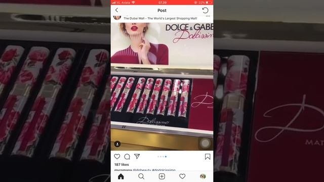 NEW FROM DOLCE GABBANA BEAUTY : DOLCISSIMO MATTE LIQUID LIP COLOUR