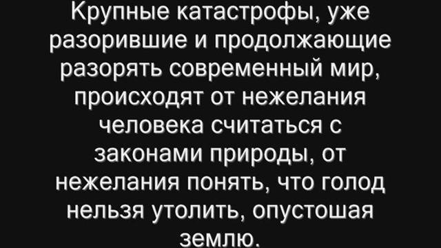 Видеоролик на тему экологии.