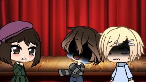 Chris VS Misfortune VS Parker || Gacha life || Singing Battle || Little misfortune Tattle tail Fanf