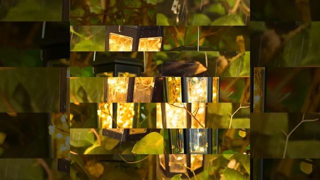 Dazuma_Landscape Lighting_2Pcs Hexagonal Waterproof LED Motion Sensor Outdoor Solar Lawn Lights смотреть онлайн
