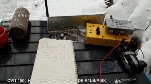 Pixie-20 and PFR-3 Tranceivers in Snowman-2024 Winter Field Day [My first 50 mW QSO!+Christmas tree]