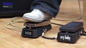 Crybaby Wah v Vox V847 Wah