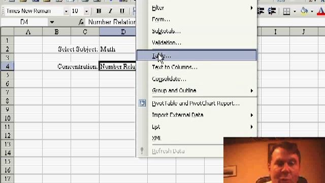 Excel - How to Set up Dependent Validation in Excel - Episode 383