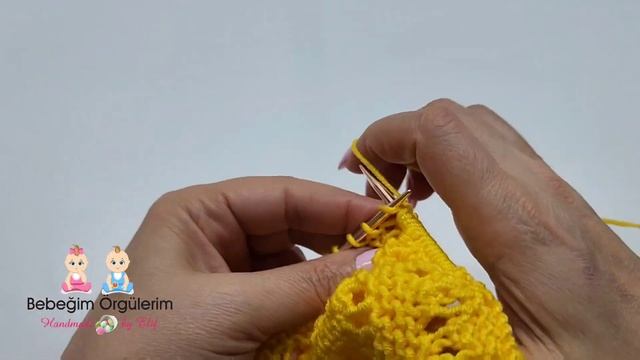 Üçgen Ajurlu Yelek Modeli✅️ Prenses Yelek 1.Bölüm смотреть онлайн