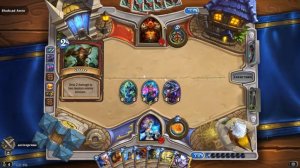 Hearthstone PVP MAGE vs WARRIOR Fantastic Win HD Gameplay 1080p