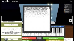 Roblox piano song name (No name)  sorry if its loud and lag (not the full version}