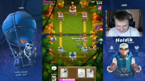 Холдик прошел испытание ГОБЛИНА на стриме / Клэш рояль / Clash royal