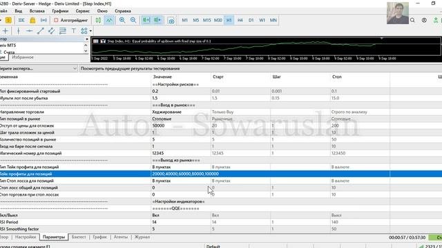 Робот Win Streak mt5. Настройки робота на актив индекс Crash 1000.mp4