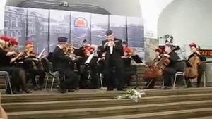 Концерт на станции метро Кропоткинская