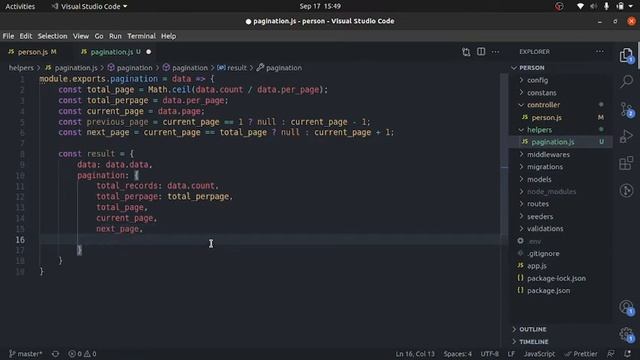 9. pagination data with express js orm sequelize смотреть онлайн