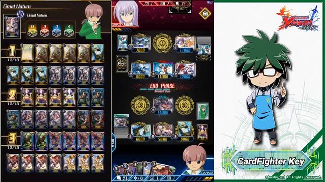 Leo-pald (Great Nature) vs Tsukuyomi (Oracle Think Tank) - CardFighter Zero смотреть онлайн