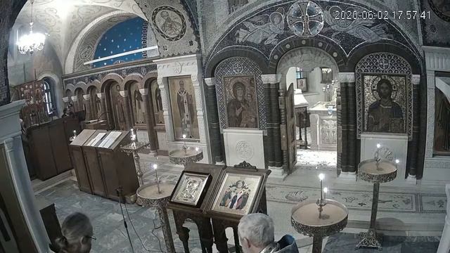 02.06.2020 Прямая трансляция. Вечерня, утреня и молебен смотреть онлайн