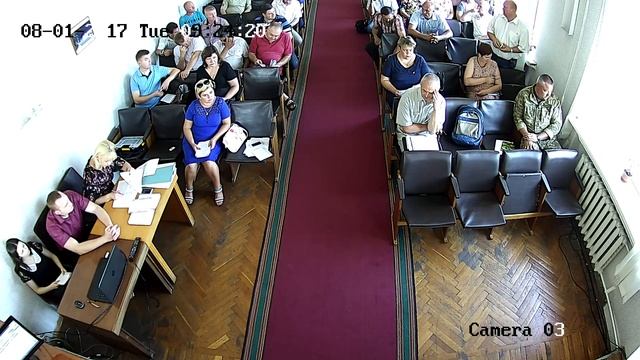 Чергова 25 сесія Іванківської районної рад (01.08.2017). Камера 3. Час 09:04 смотреть онлайн
