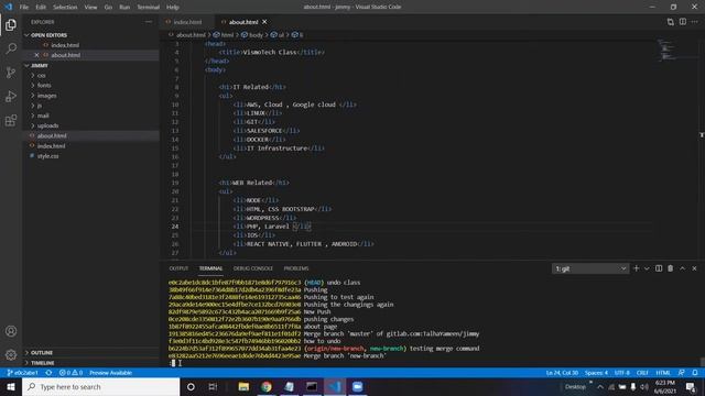 How To Undo Each Change In Git Via Checkout | Git DevOps Practices | Undo Git Change смотреть онлайн