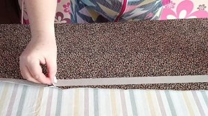 Как с лёгкостью выложить срез кулирного полотна , чтобы он не скручивался при раскрое.