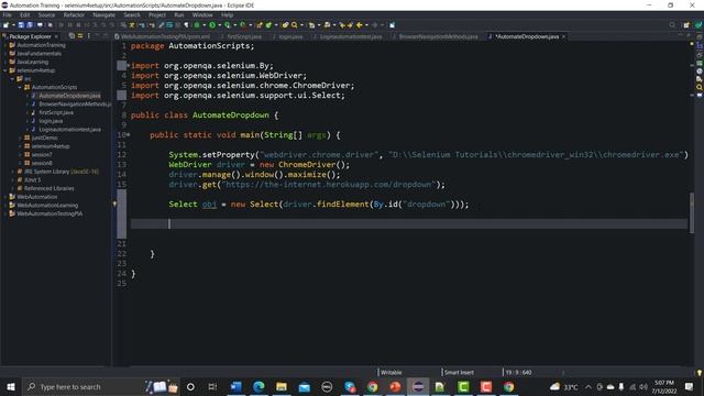 Selenium WebDriver with Java Tutorial 9 - How to automate dropdowns using selenium WebDriver