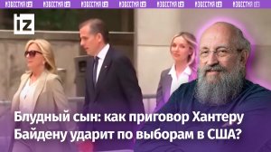 Преступный сын безумного отца: Вассерман – о приговоре Байдену-младшему и президентской кампании