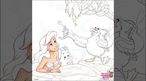 Мультфильм Русалочка Disney Раскраски по номерам (Happy Color)