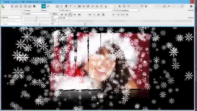 Мастер класс (Запись 01.12.15) Видео эффекты. Трансформация фото Снежинки.mp4