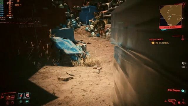 Cyberpunk 2077 on Core i5-4570 3.2GHz RX 5500 XT 1080p Med смотреть онлайн