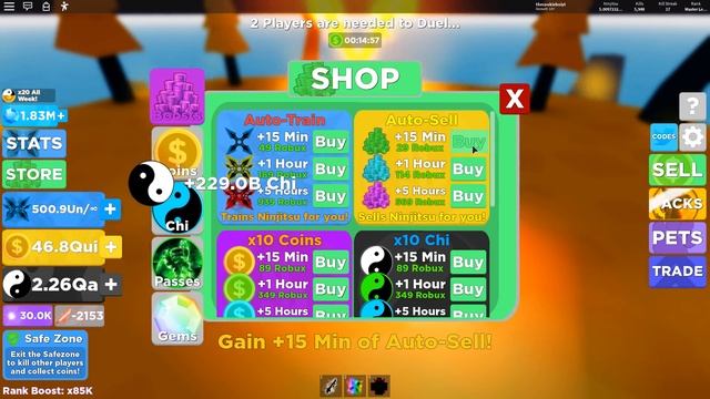 САМАЯ ЧИТЕРСКАЯ В МИРЕ СТАДИЯ! НОВОЕ ОБНОВЛЕНИЕ В СИМУЛЯТОР НИНДЗЯ ЛЕГЕНДЫ ROBLOX SIMULATOR смотреть онлайн