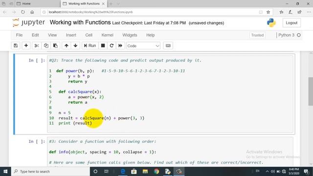 Working with Functions, Part 5