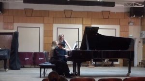 Фортепианный дуэт Даниил Умнов и Ульянкина Дарья, И.Брамс  1."Соловей" 2."Вот на пути село большое"