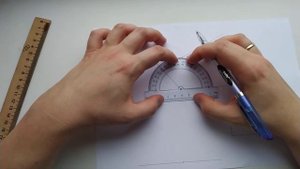 Как пользоваться транспортиром, как определить величину угла?