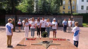 Участники  молодёжного военно-патриотического проекта «Дорогами Памяти и Славы» прибыли в Смоленск