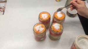 Овощной салат слоями. Отличная заготовка на зиму!