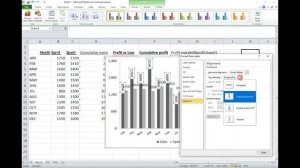 EXCEL INTRO #10 CHARTS 3   PROFIT AND LOSS CHART